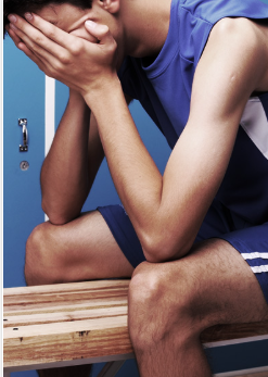Athlete reviewing training options