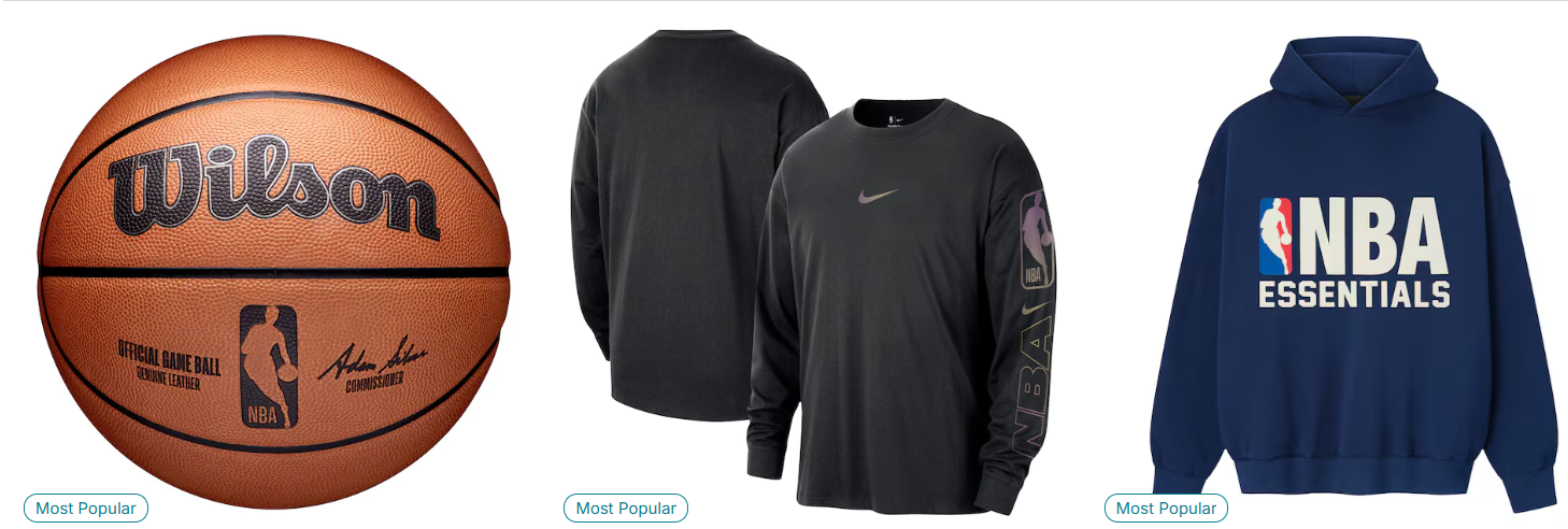 NBA Logo Items