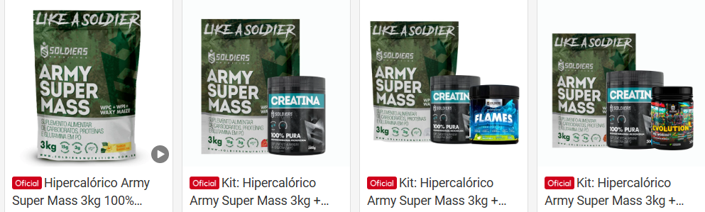 Kit Suplementos Soldiers