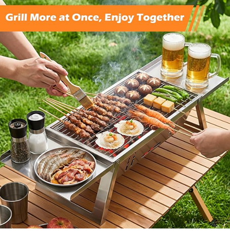 Small Portable BBQ Charcoal Grill