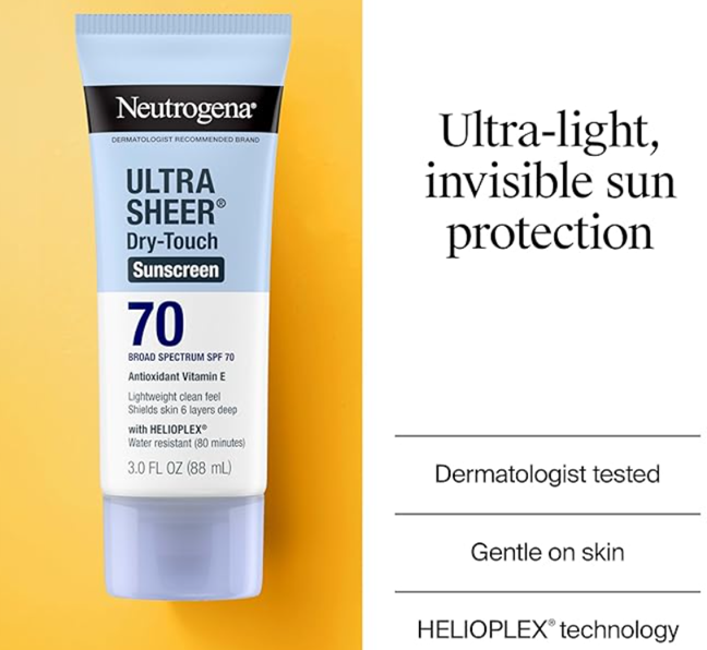 Neutrogena Ultra Sheer SPF 70