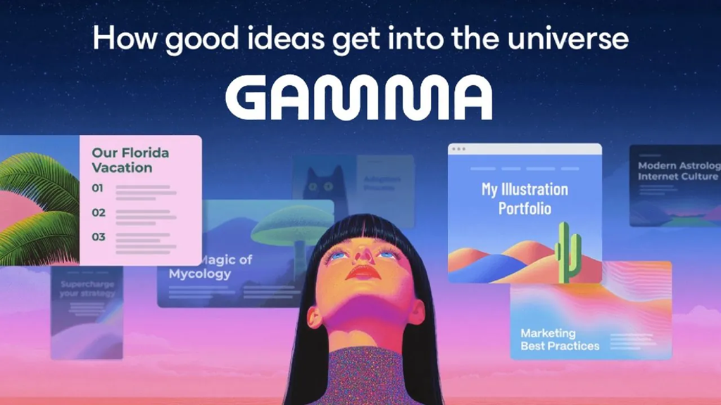 Gamma prompt-to-deck AI generation screenshot